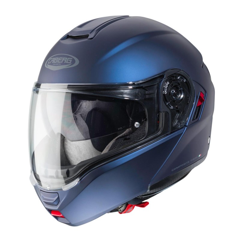 Kask szczenowy Caberg Flip-Up Levo X Solid niebieski mat Yamaha rozmiar L