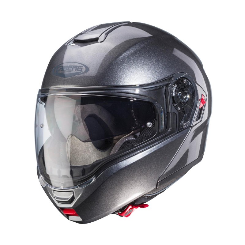 Kask Caberg Promocja Szczękowy Flip-Up Model Levo X Solid Szary Metalik Rozmiar L