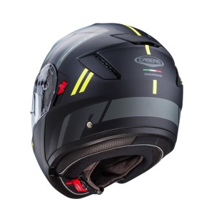 Kask szczękowy Caberg Levo X Manta czarny mat/szary/żółty fluo XXL - promocja!