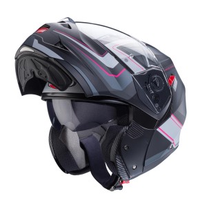 Kask Caberg Duke X czarny mat/szary/srebrny/fuksja rozmiar M - promocja!