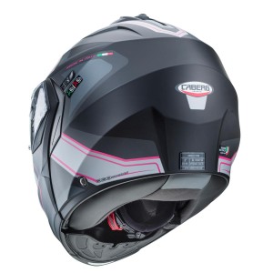 Kask Caberg Duke X czarny mat/szary/srebrny/fuksja rozmiar M - promocja!