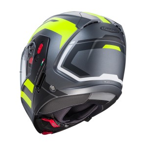 Kask szczękowy Caberg Horus X Road szary mat/czarny/żółty fluo rozmiar M