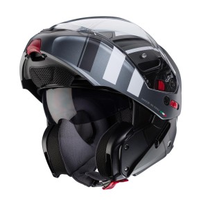 Kask szczękowy Caberg Horus X Road czarny mat/szary/biały XL