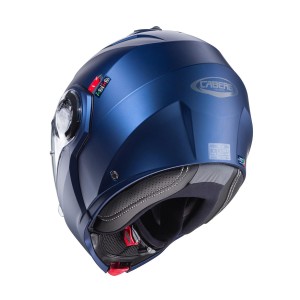 Kask szczeniowy Caberg Duke Evo Solid niebieski mat Yamaha XL