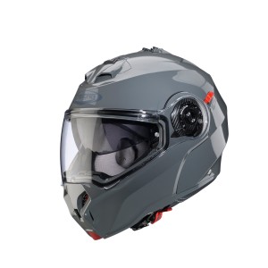 Kask szczenkowy Caberg Duke Evo Solid szary połysk rozmiar L