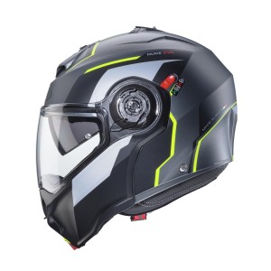 Kask Caberg Duke Evo Move Szary Mat / Czarny / Żółty Fluo Rozmiar S