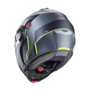 Kask Caberg Duke Evo Move Szary Mat / Czarny / Żółty Fluo Rozmiar S