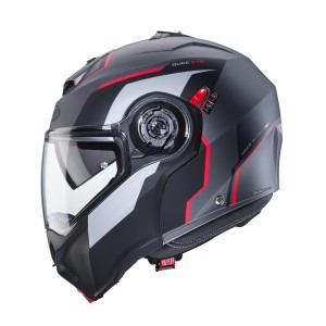 Kask Caberg Flip-Up Duke Evo Move Szary Mat/Czarny/Czerwony Rozmiar L
