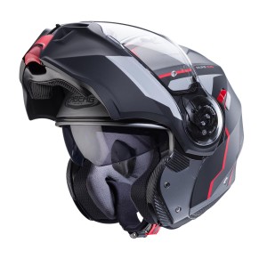 Kask Caberg Flip-Up Duke EVO Move Szary Mat/Czarny/Czerwony Rozmiar M