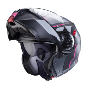 Kask Caberg Duke Evo Move Szary Mat/Czarny/Fuksja Rozmiar XS - Sklep Motocyklowy