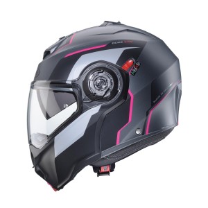 Kask Caberg Duke Evo Move Szary Mat/Czarny/Fuksja Rozmiar XS - Sklep Motocyklowy