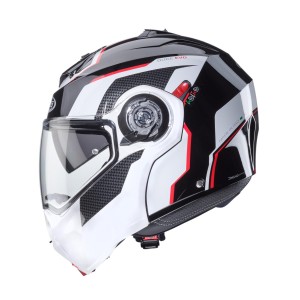 Kask szczękowy Caberg Duke Evo Move czarny/biały/czerwony S