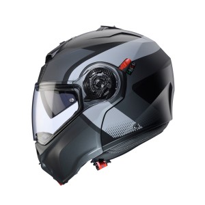 Kask Caberg Szczękowy Flip-Up Model Duke Evo Indy Szary/Czarny Mat Rozmiar M