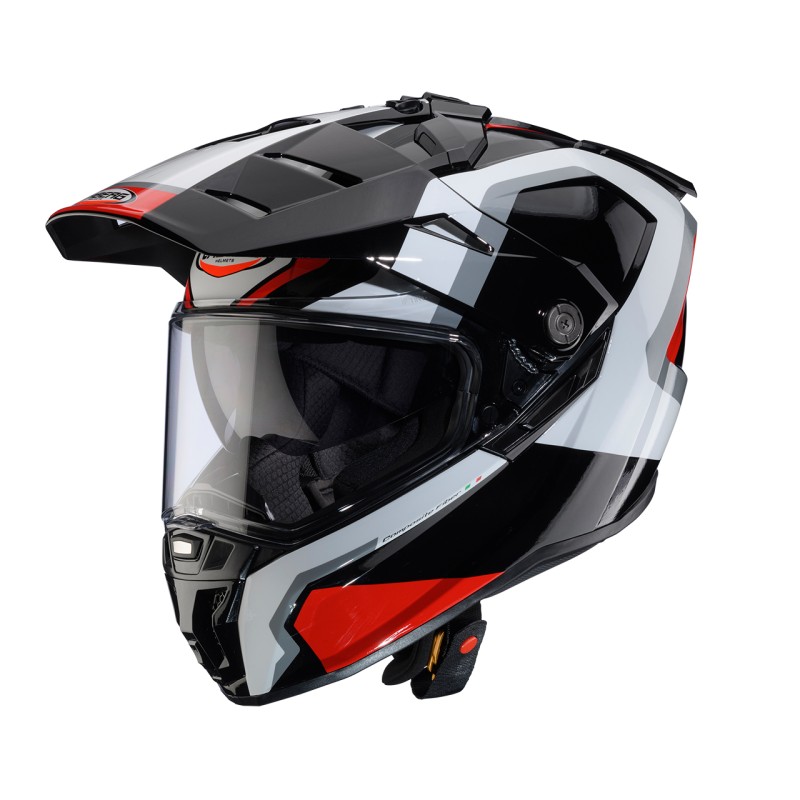 Kask Caberg Offroad Trail Adventure Duosport Tanami Scram XL Czarny/Czerwony/Biały