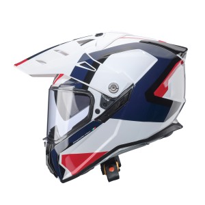 Kask Caberg Offroad Trail Adventure Duosport Tanami Scram Biały/Czerwony/Niebieski