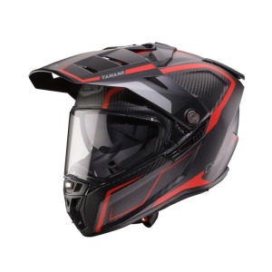 Caberg 2026 Kask Offroad/Trail/Adventure Duosport Tanami Carbon Gravity Czerwony/Szary Rozmiar M