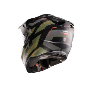 Kask offroad/trail/adventure Caberg 2026 Duosport Tanami Ranger Biały/Czerwony/Niebieski Rozmiar M