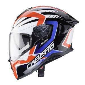 Kask integralny Caberg Drift Evo MR55 - wyprzedaż, czerwono-niebieski-biały, rozmiar