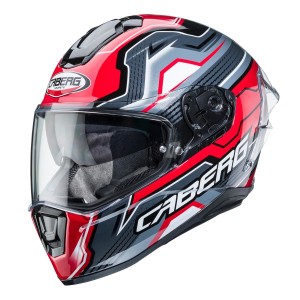 Kask integralny Caberg Drift EVO LB29 czarny/szary/czerwony rozmiar L - wyprzedaż