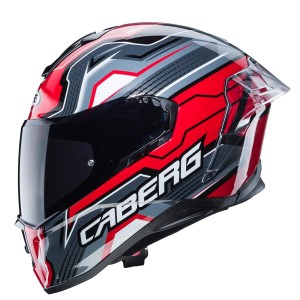 Kask integralny Caberg Drift EVO LB29 czarny/szary/czerwony rozmiar L - wyprzedaż