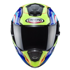 Kask integralny Caberg Drift Evo LB29 czarny/niebieski/żółty fluo rozmiar L (Pinlock)