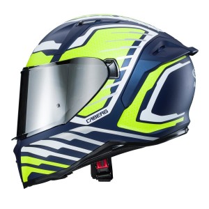 Kask integralny Caberg Avalon Forge niebieski/biały/żółty fluo mat rozmiar S - wyprzedaż