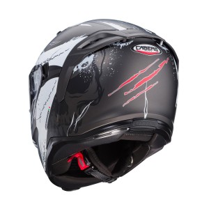 Kask integralny Caberg Avalon X Punk szary mat/biały/czerwony rozmiar L