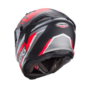 Kask integralny Caberg Avalon X Kira - czarny mat/szary/czerwony fluo - rozmiar S