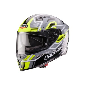 Kask integralny Caberg 2026 Avalon X Brama czarny/żółty fluo/szary rozmiar M