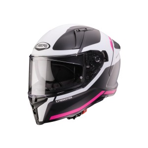 Caberg 2026 Kask Integralny z Blendą Model Avalon X Pure Kolor Czarny Mat/Biały/Fuksja Rozmiar S