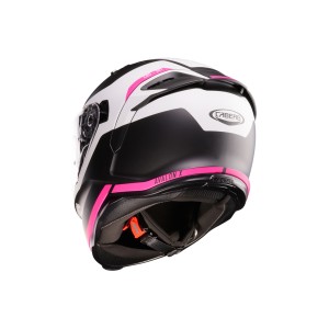 Caberg 2026 Kask Integralny z Blendą Model Avalon X Pure - Czarny Mat/Biały/Fuksja XS