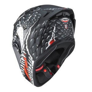 Kask integralny Caberg Drift Evo II Crok czarny/biały/czerwony mat rozmiar L