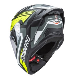 Kask integralny Caberg Drift Evo II Jarama czarno-szary-żółty fluo mat XL