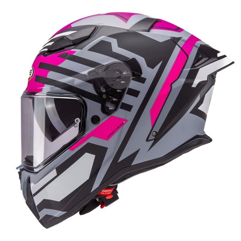 Kask integralny Caberg Drift EVO II Horizon szary mat/czarny/fuksja R