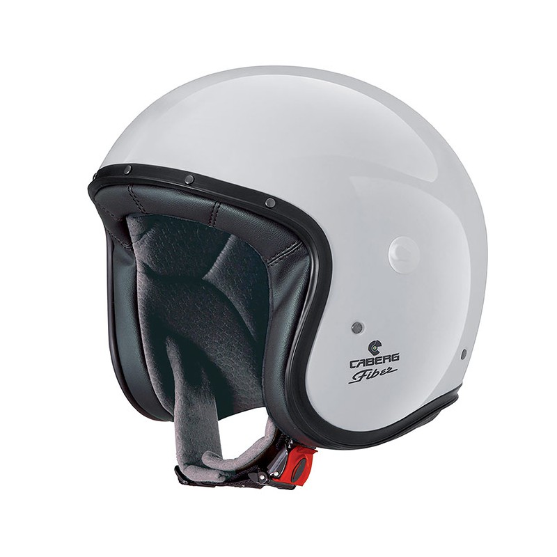 Caberg Kask Otwarty Jet Model Freeride X Solid Biały Połysk Rozmiar M (Wizjer z zestawie)