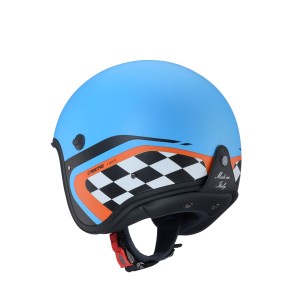 Kask otwarty Caberg Freeride X Daytona niebieski/czarny/pomarańczowy L