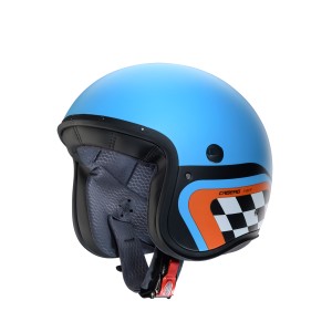Kask otwarty Caberg Freeride X Daytona niebieski/czarny/pomarańczowy XXL