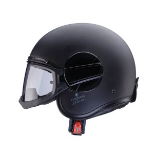 Kask otwarty Caberg Jet Ghost X Solid czarny mat rozmiar XS