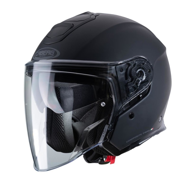 Kask otwarty Caberg Flyon Matt Black rozmiar XS - Wyprzedaż!