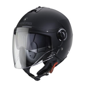 Kask otwarty Caberg Jet Riviera V4X Solid czarny mat rozmiar L