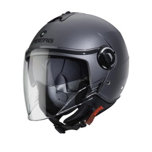 Kask otwarty CABERG RIVIERA V4X SOLID szary mat - gunmetal rozmiar S