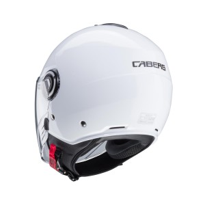 CABERG KASK OTWARTY JET Z BLENDĄ RIVIERA V4X BIAŁY POŁYSK ROZMIAR S