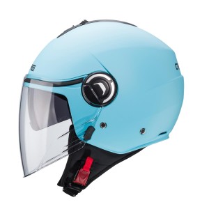 Kask otwarty Caberg Jet Riviera V4X Solid Jasny Niebieski Mat S