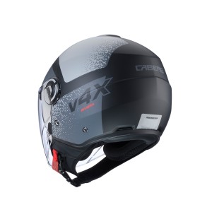 Kask otwarty Caberg Riviera V4X Alpha czarny mat/szary rozmiar L