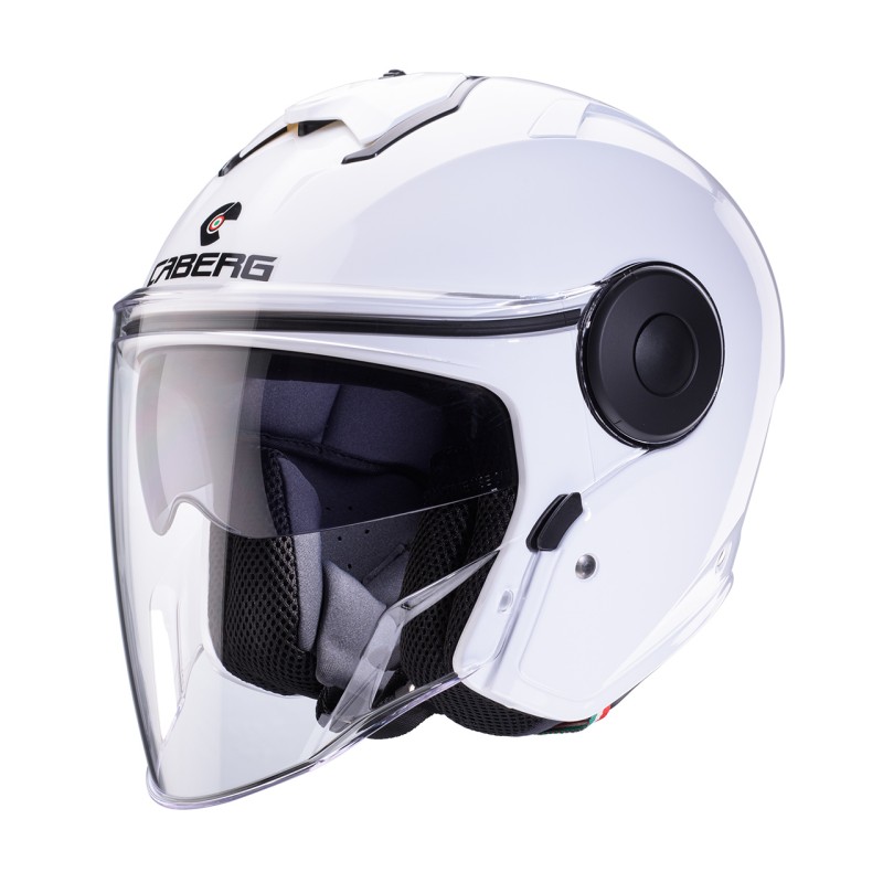 Kask otwarty Caberg Jet Soho Solid biały połysk XL