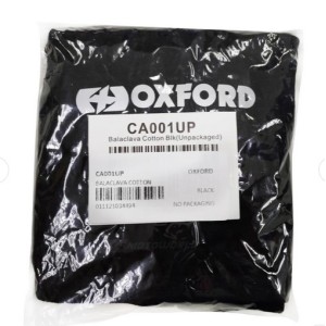 Kominiarka bawełniana z dużym otworem na oczy - kolor czarny - rozmiar uniwersalny