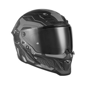 Kask integralny EXKLUSIV (2025) GOLIATH BERSERCK - czarny mat/tytanowy, rozmiar L