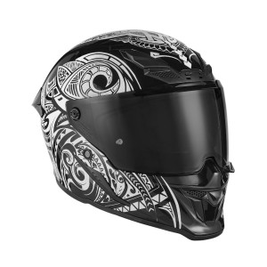 EXKLUSIV (2025) KASK INTEGRALNY GOLIATH MAORI KOLOR CZARNY/BIAŁY ROZMIAR L