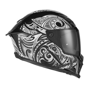 EXKLUSIV (2025) KASK INTEGRALNY GOLIATH MAORI KOLOR CZARNY/BIAŁY ROZMIAR L