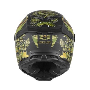 Kask integralny EXKLUSIV (2025) GOLIATH MYTHOLOGY czarny mat/złoty rozmiar XL